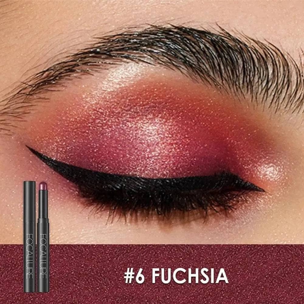 Focallure FA38 06 Fuchsia Pink Red Eyeshadow Eyeliner New in Box Factory Sealed